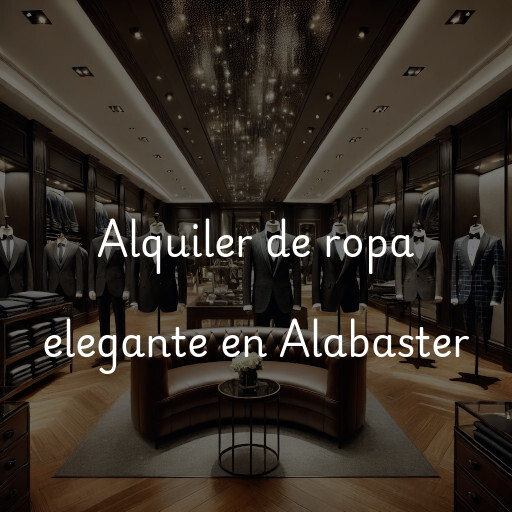 Alquiler de ropa elegante en Alabaster