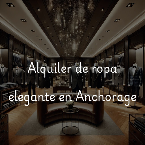 Alquiler de ropa elegante en Anchorage