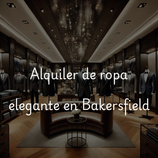 Alquiler de ropa elegante en Bakersfield