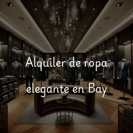 Alquiler de ropa elegante en Bay