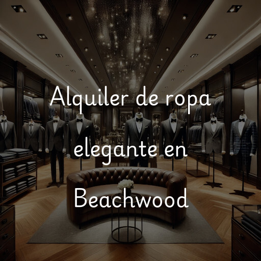 Alquiler de ropa elegante en Beachwood