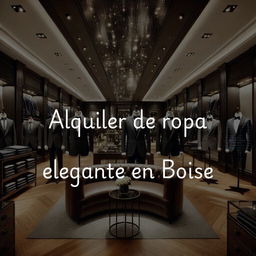 Alquiler de ropa elegante en Boise