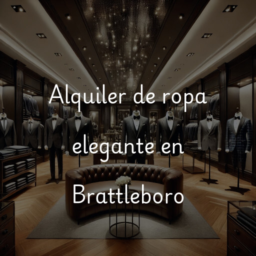 Alquiler de ropa elegante en Brattleboro