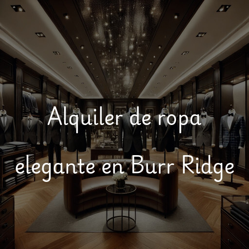 Alquiler de ropa elegante en Burr Ridge