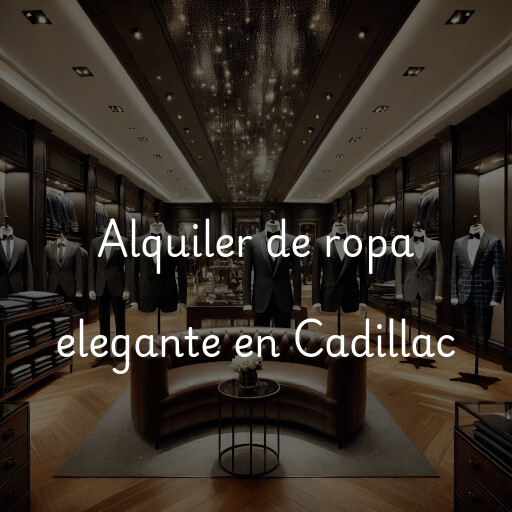 Alquiler de ropa elegante en Cadillac