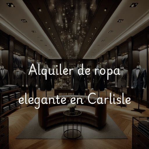 Alquiler de ropa elegante en Carlisle