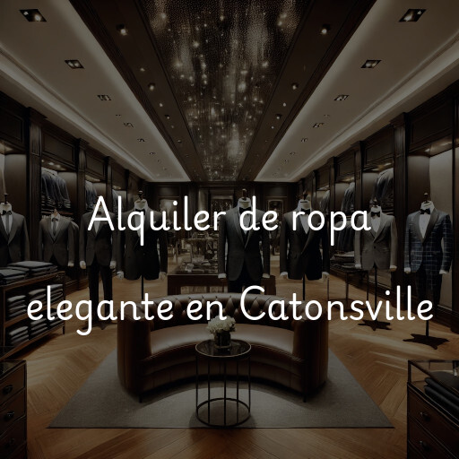 Alquiler de ropa elegante en Catonsville