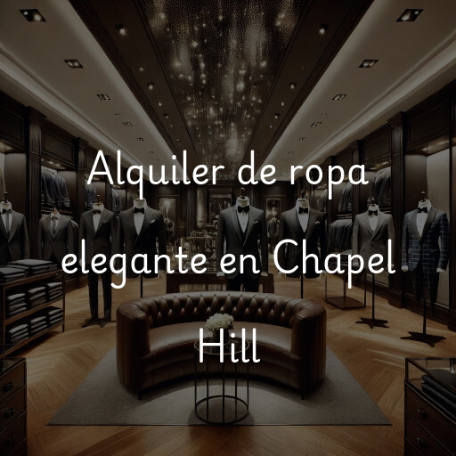 Alquiler de ropa elegante en Chapel Hill