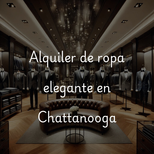 Alquiler de ropa elegante en Chattanooga