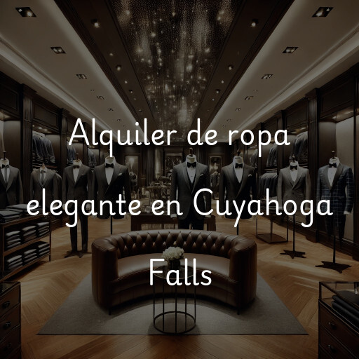 Alquiler de ropa elegante en Cuyahoga Falls