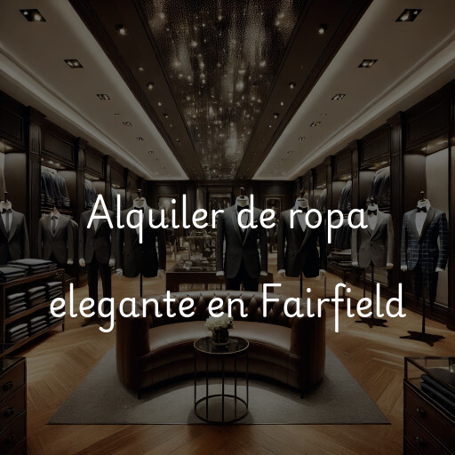 Alquiler de ropa elegante en Fairfield