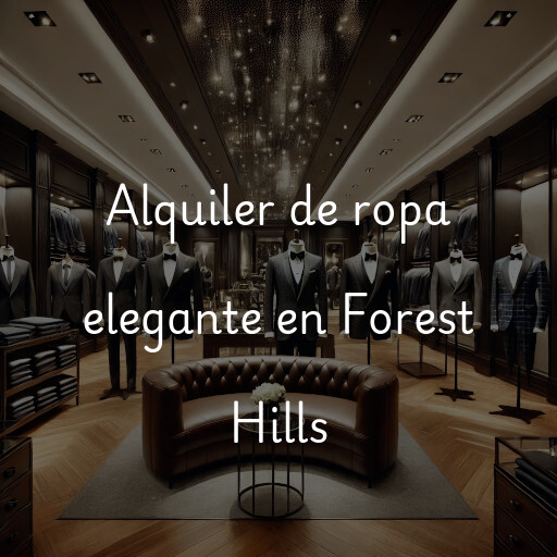 Alquiler de ropa elegante en Forest Hills