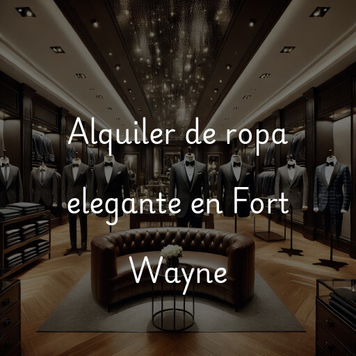 Alquiler de ropa elegante en Fort Wayne