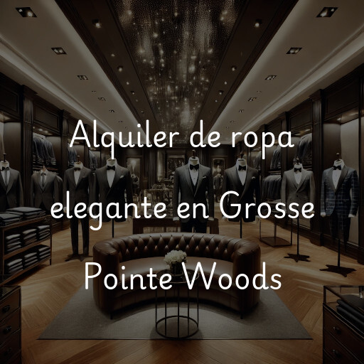 Alquiler de ropa elegante en Grosse Pointe Woods