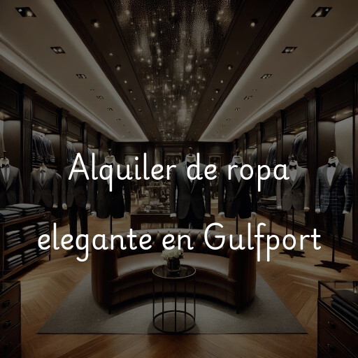 Alquiler de ropa elegante en Gulfport