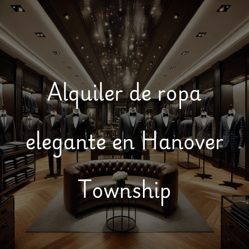 Alquiler de ropa elegante en Hanover Township