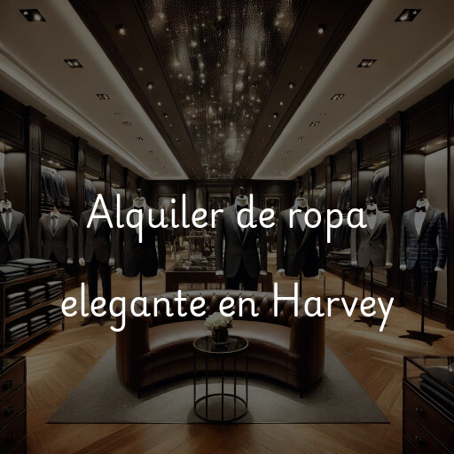 Alquiler de ropa elegante en Harvey