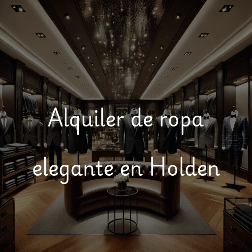 Alquiler de ropa elegante en Holden