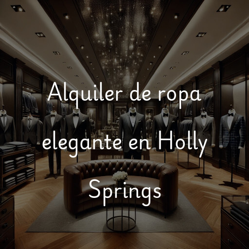 Alquiler de ropa elegante en Holly Springs