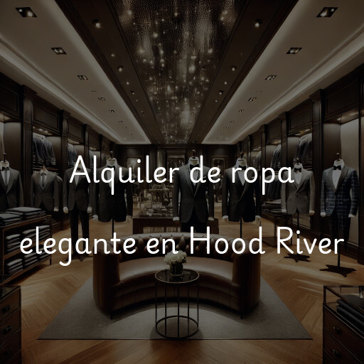 Alquiler de ropa elegante en Hood River