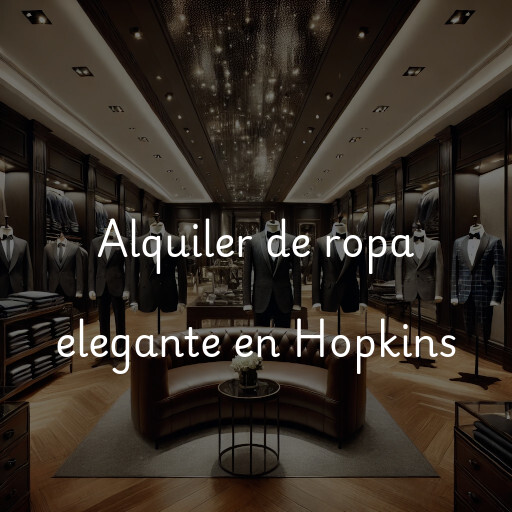 Alquiler de ropa elegante en Hopkins