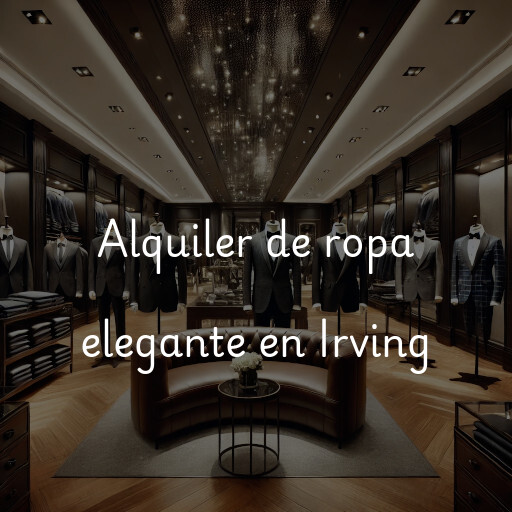 Alquiler de ropa elegante en Irving