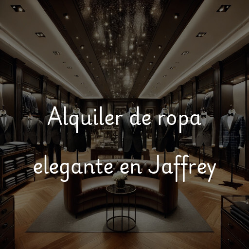 Alquiler de ropa elegante en Jaffrey