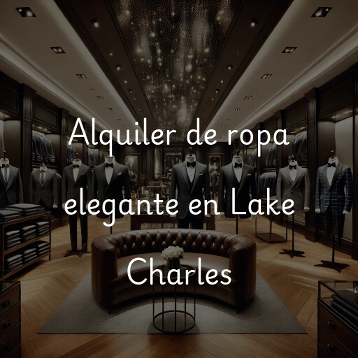 Alquiler de ropa elegante en Lake Charles