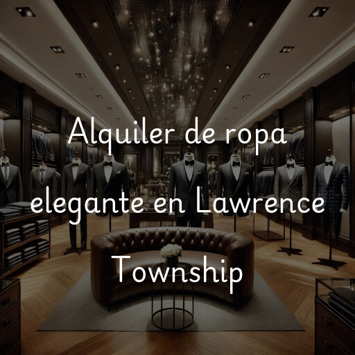 Alquiler de ropa elegante en Lawrence Township