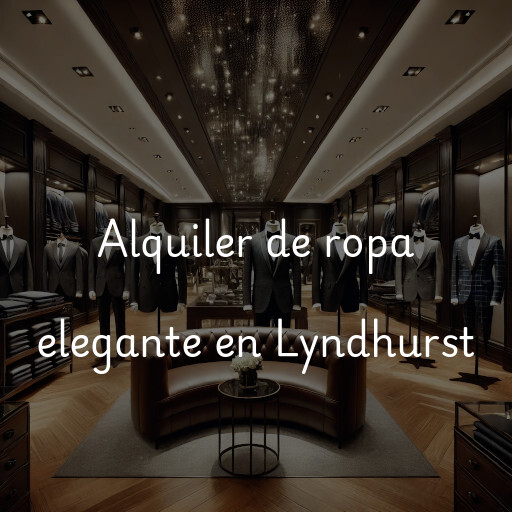 Alquiler de ropa elegante en Lyndhurst