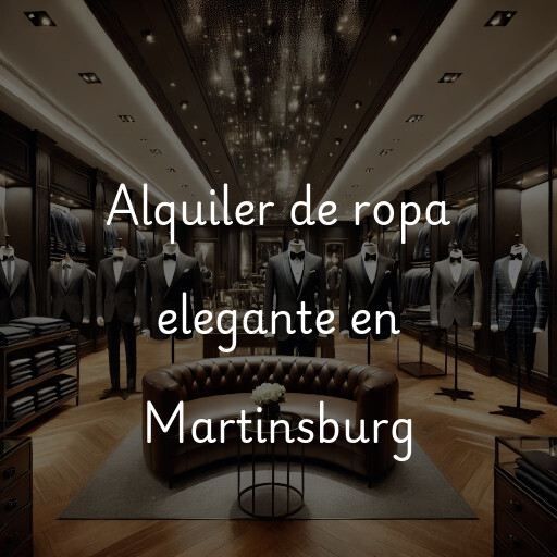 Alquiler de ropa elegante en Martinsburg