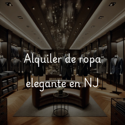 Alquiler de ropa elegante en NJ