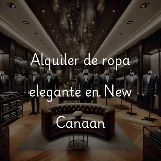 Alquiler de ropa elegante en New Canaan