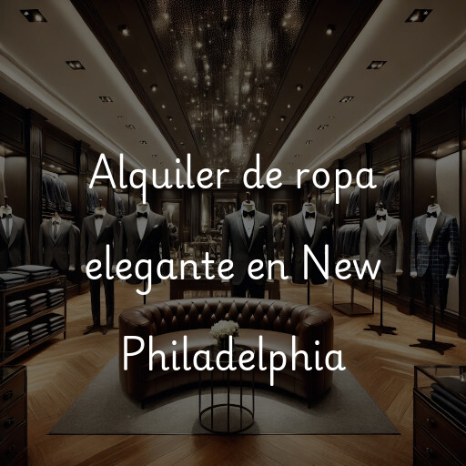 Alquiler de ropa elegante en New Philadelphia