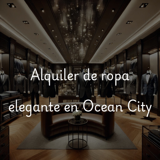 Alquiler de ropa elegante en Ocean City