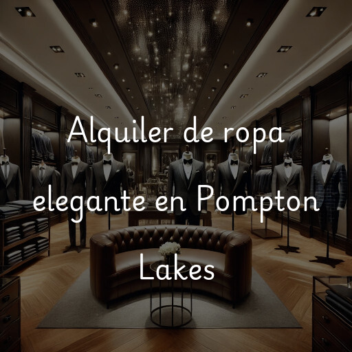 Alquiler de ropa elegante en Pompton Lakes