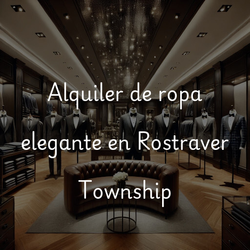 Alquiler de ropa elegante en Rostraver Township