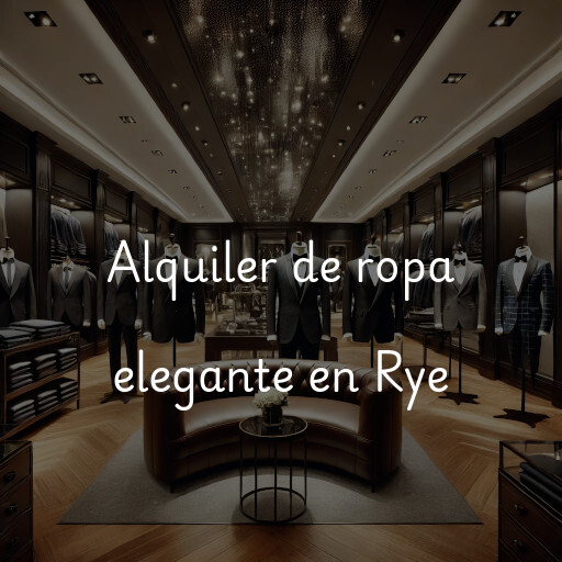 Alquiler de ropa elegante en Rye