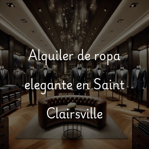 Alquiler de ropa elegante en Saint Clairsville