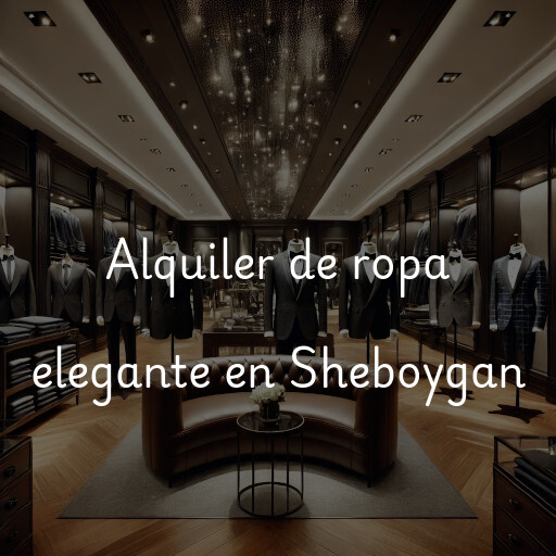 Alquiler de ropa elegante en Sheboygan