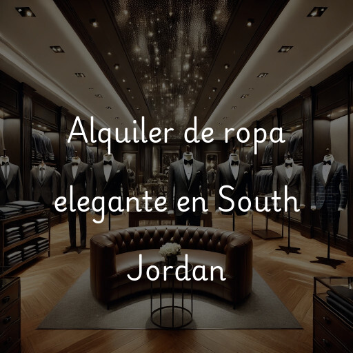 Alquiler de ropa elegante en South Jordan