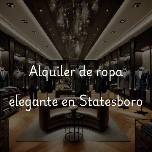 Alquiler de ropa elegante en Statesboro