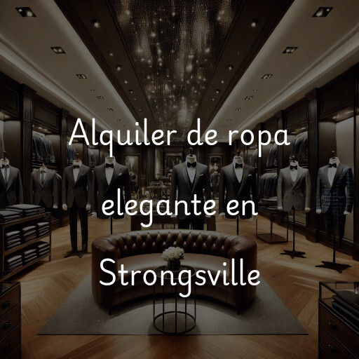 Alquiler de ropa elegante en Strongsville