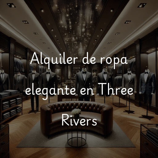 Alquiler de ropa elegante en Three Rivers