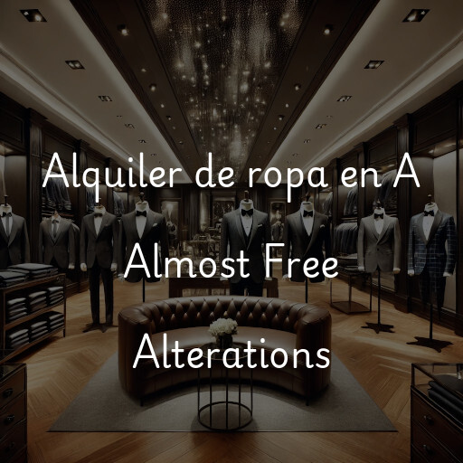 Alquiler de ropa en A Almost Free Alterations