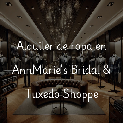 Alquiler de ropa en AnnMarie’s Bridal & Tuxedo Shoppe