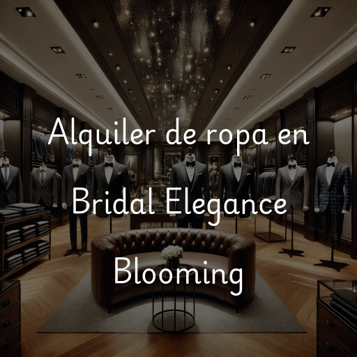 Alquiler de ropa en Bridal Elegance Blooming