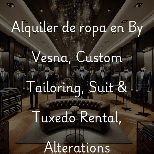 Alquiler de ropa en By Vesna, Custom Tailoring, Suit & Tuxedo Rental, Alterations