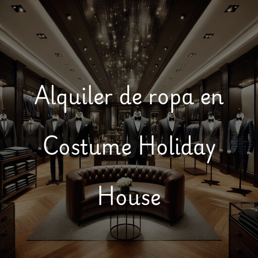 Alquiler de ropa en Costume Holiday House