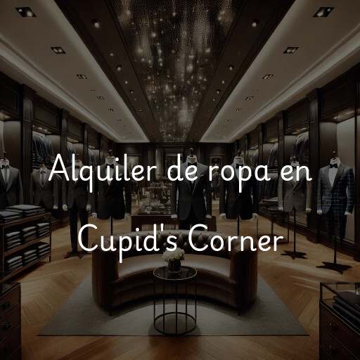 Alquiler de ropa en Cupid's Corner